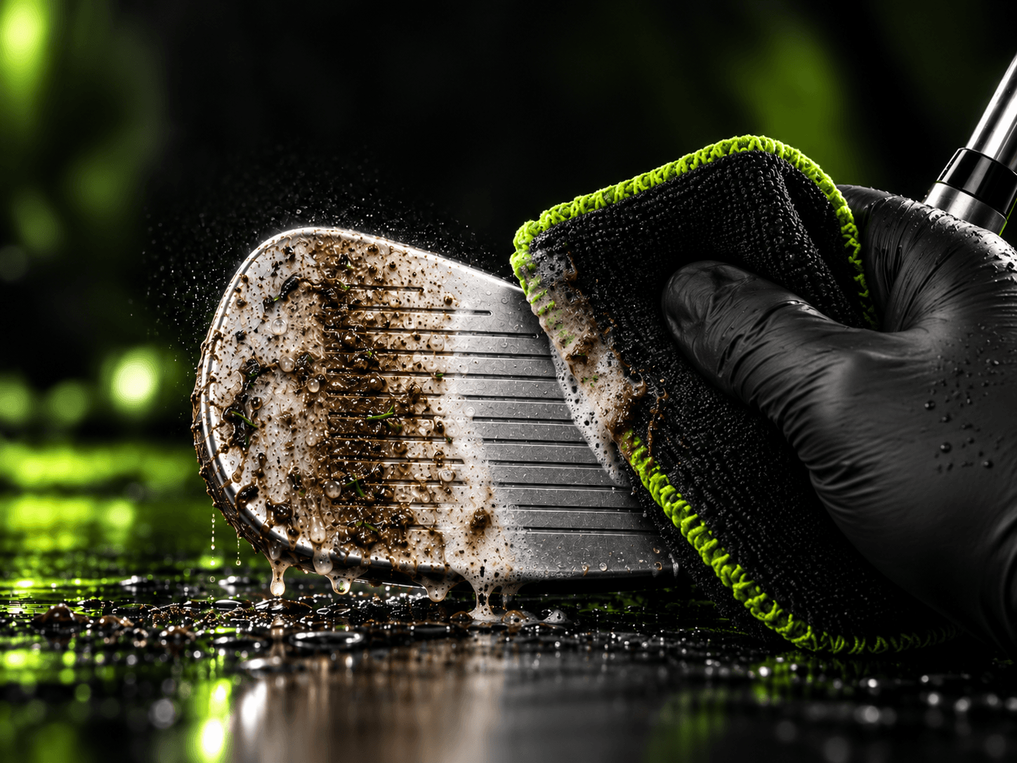 Opbouw van de lagen: clubface, finish coating en nano-keramische beschermlaag